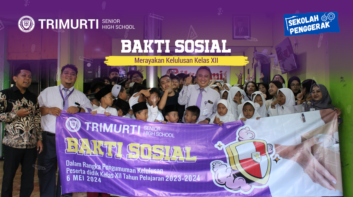 Kelulusan Kelas XII SMA Trimurti Dirayakan dengan Kegiatan Sosial