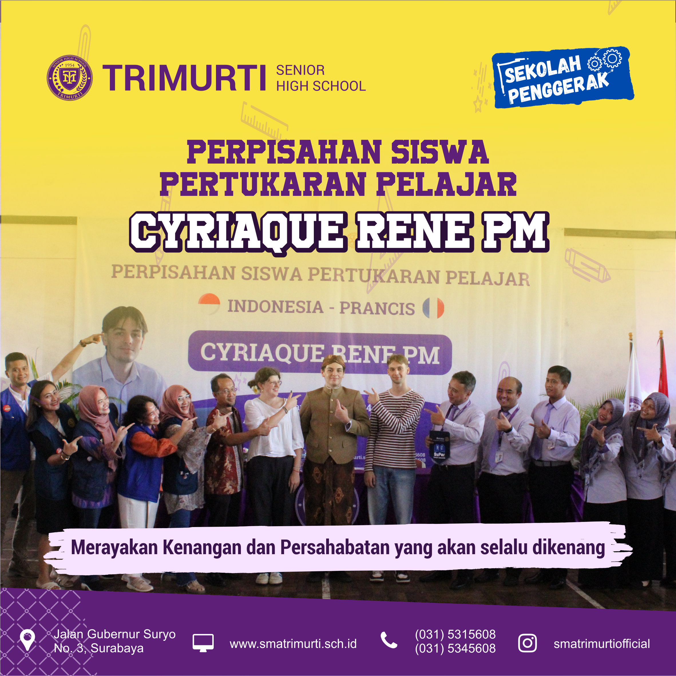 Kenangan yang Tak Terlupakan Bersama  Cyriaque Rene PM