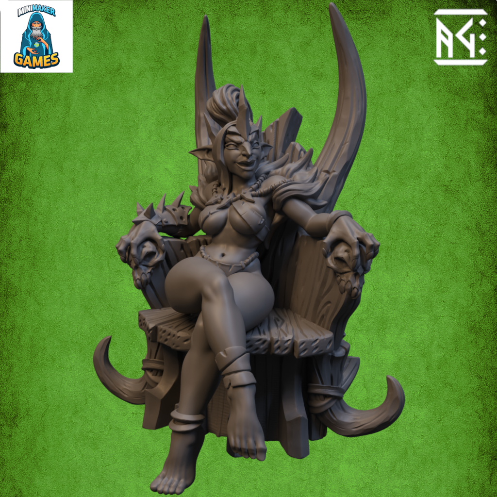 Trixia the Hobgoblins Queen (Fantasy Pinup)