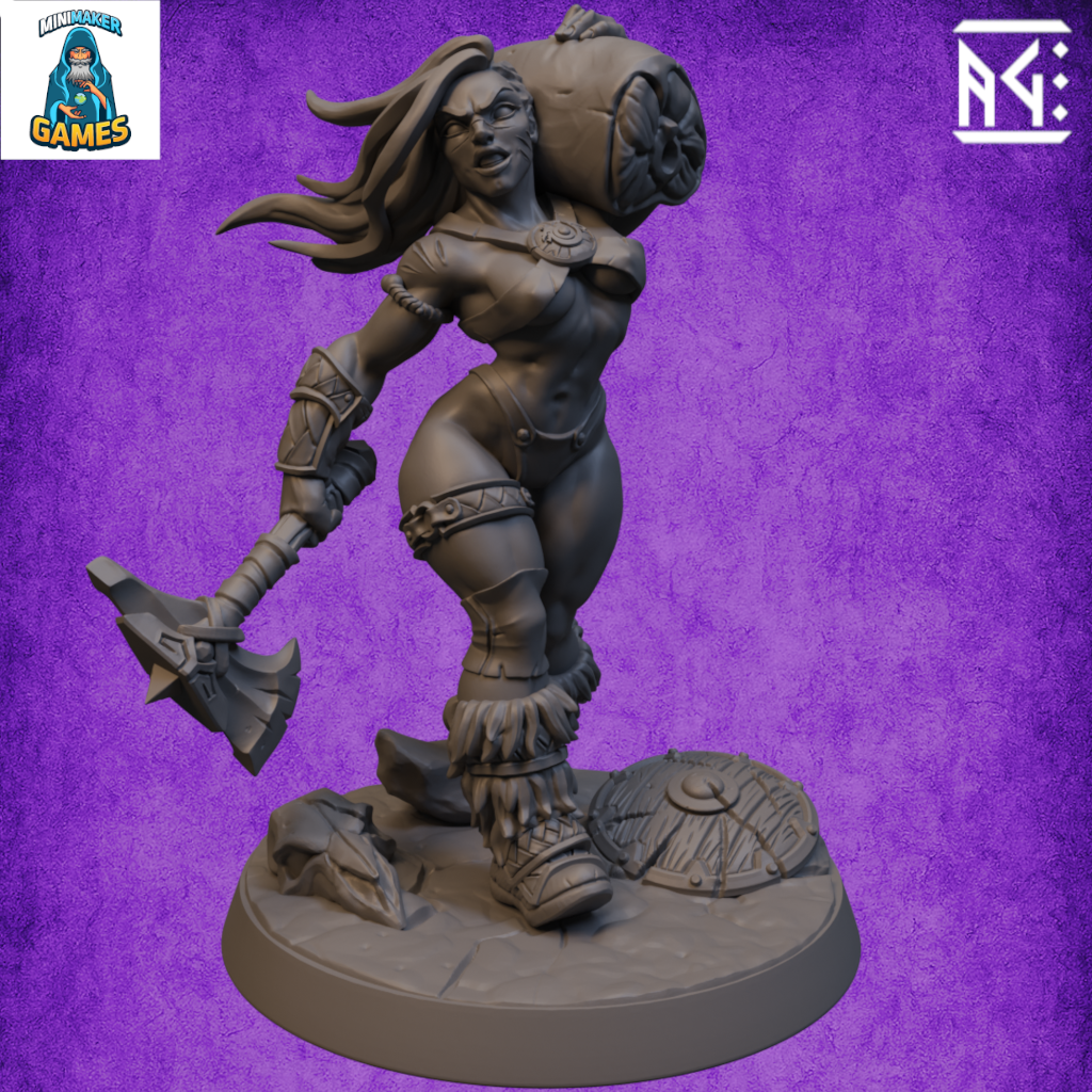 Huntress Lenna (Fantasy Pinup)