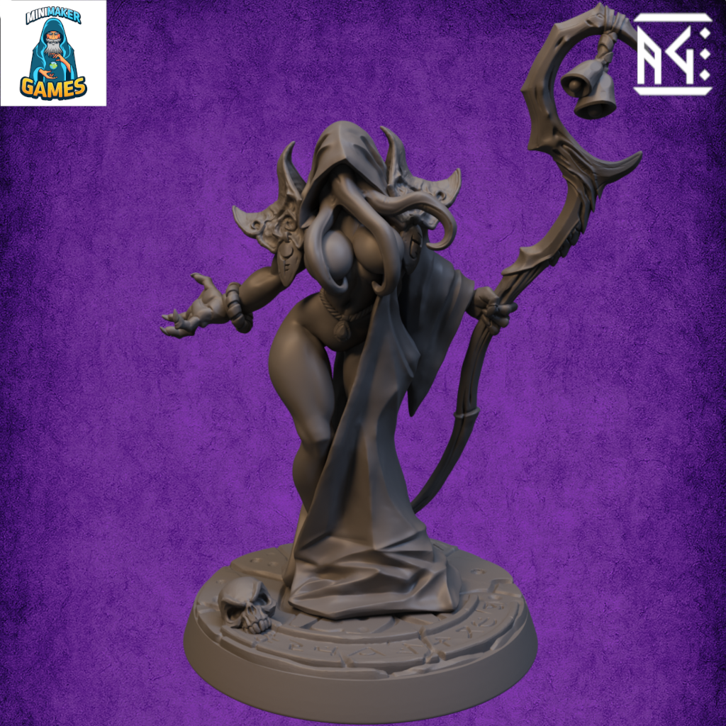 Slithis the Enchantress (Fantasy Pinup)