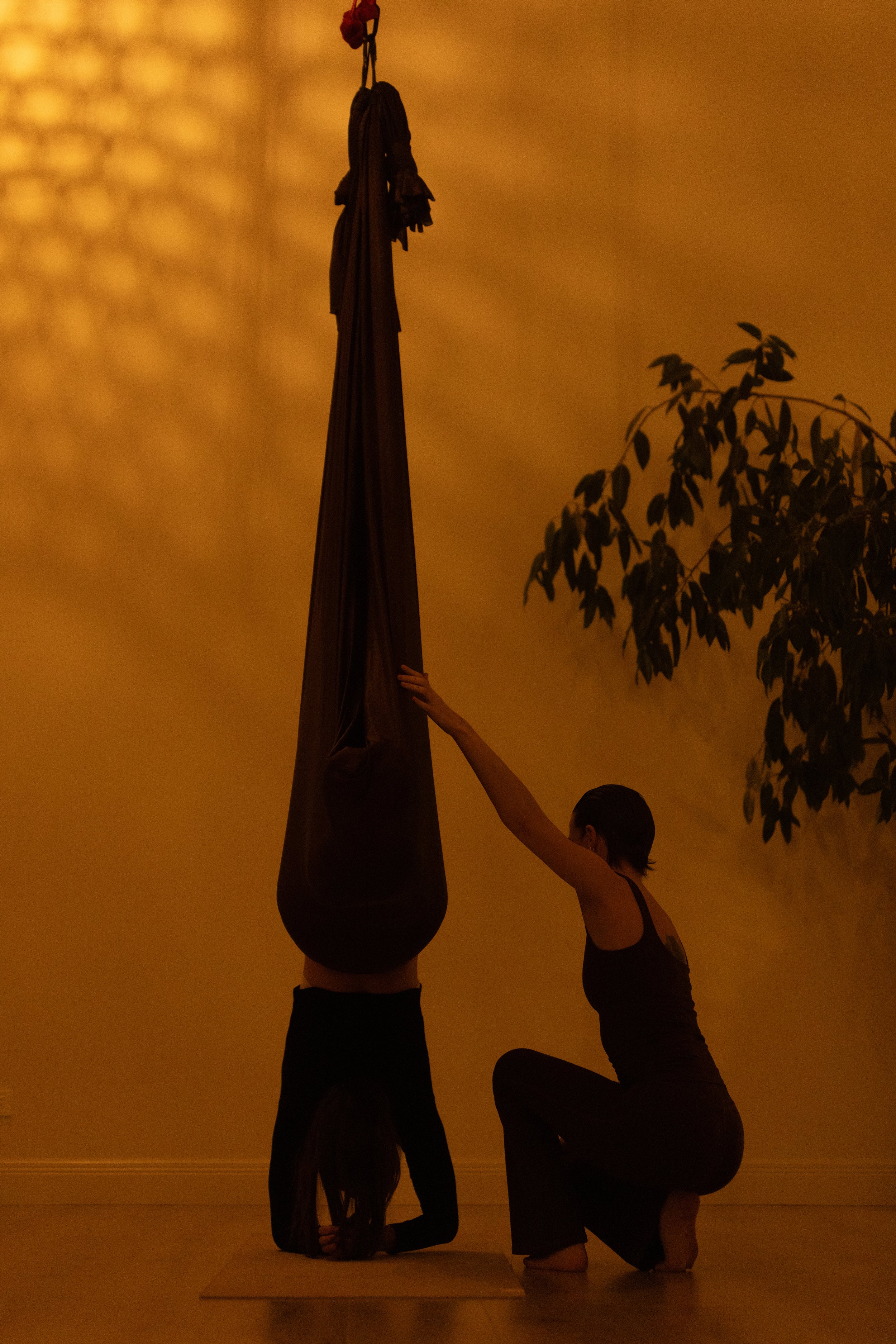 Silk & Spirit – Aerial Yoga, Floating Meditation & Ceremony