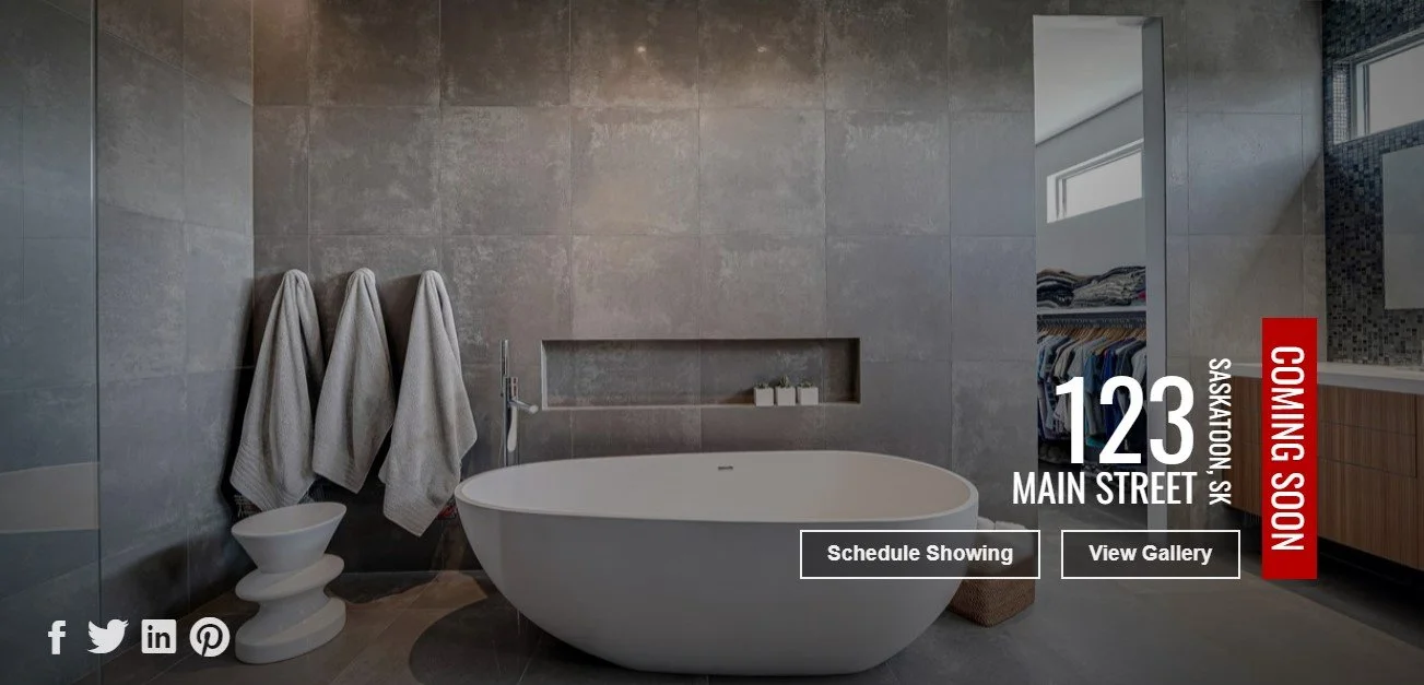 Overview of property websites, flyers, social graphics, video and reporting assets available through the listing Marketing Kit