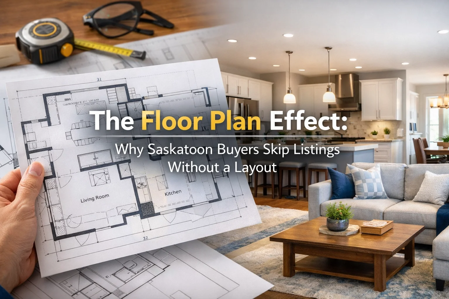 The Floor Plan Effect: Why Saskatoon Buyers Skip Listings Without a Layout