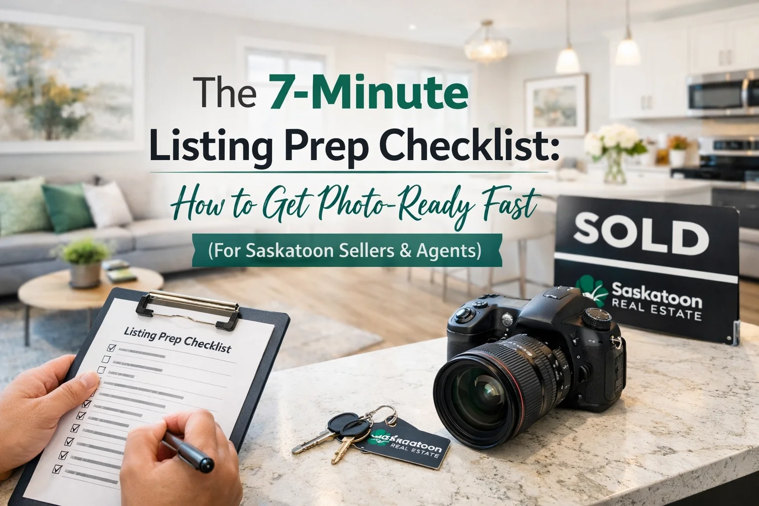 The 7-Minute Listing Prep Checklist: How to Get Photo-Ready Fast 