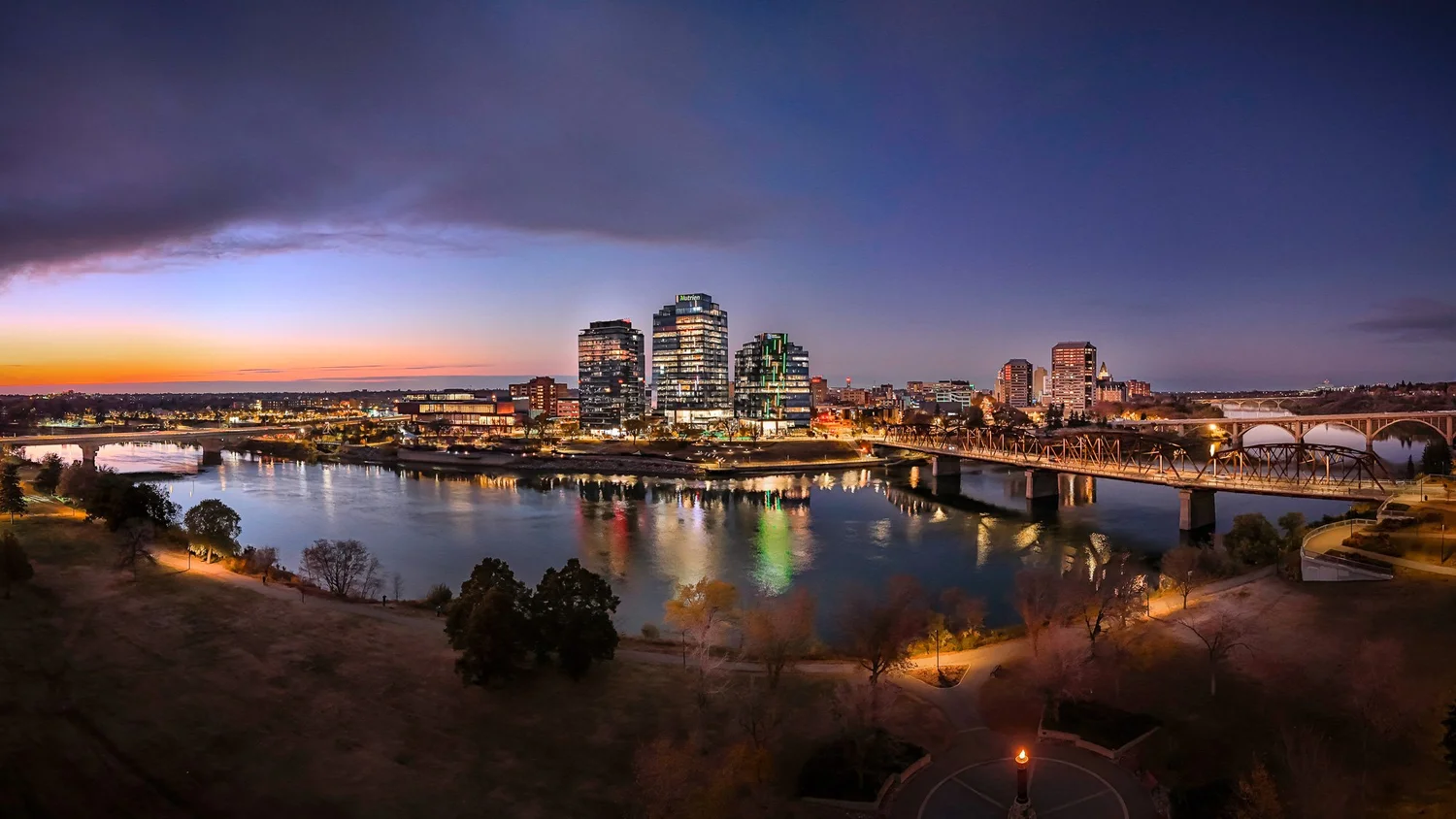 Prairie light above Saskatoon photographed by Scott Prokop