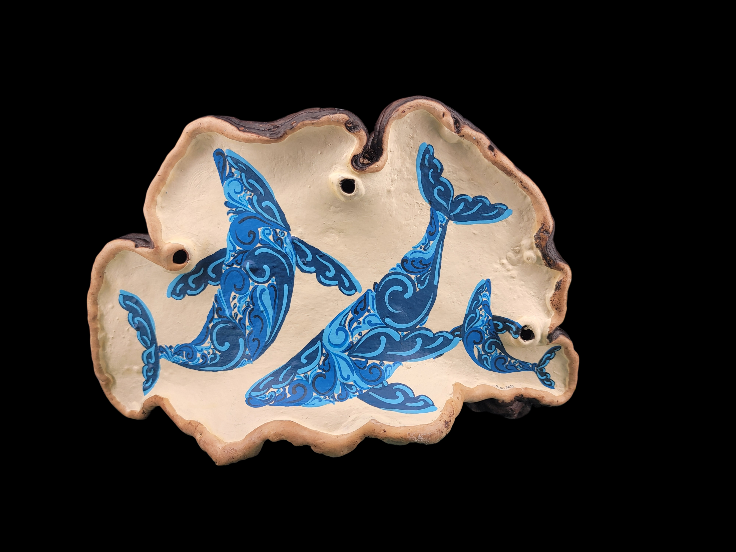 3 Whales on Artist's Conk