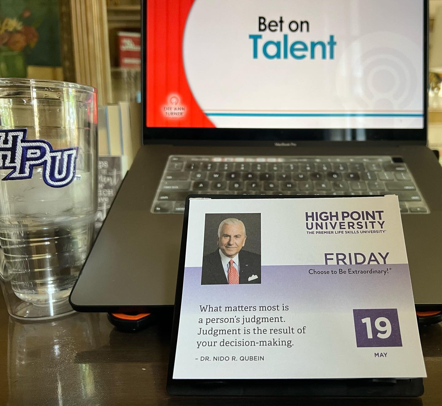 How do you evaluate character in your job candidates? Examine their judgment and ask the question, &quot;what is their track record of decision making?&quot;

Good advice from Dr. Qubein at @highpointu : &quot;What matters most is a person's judgment