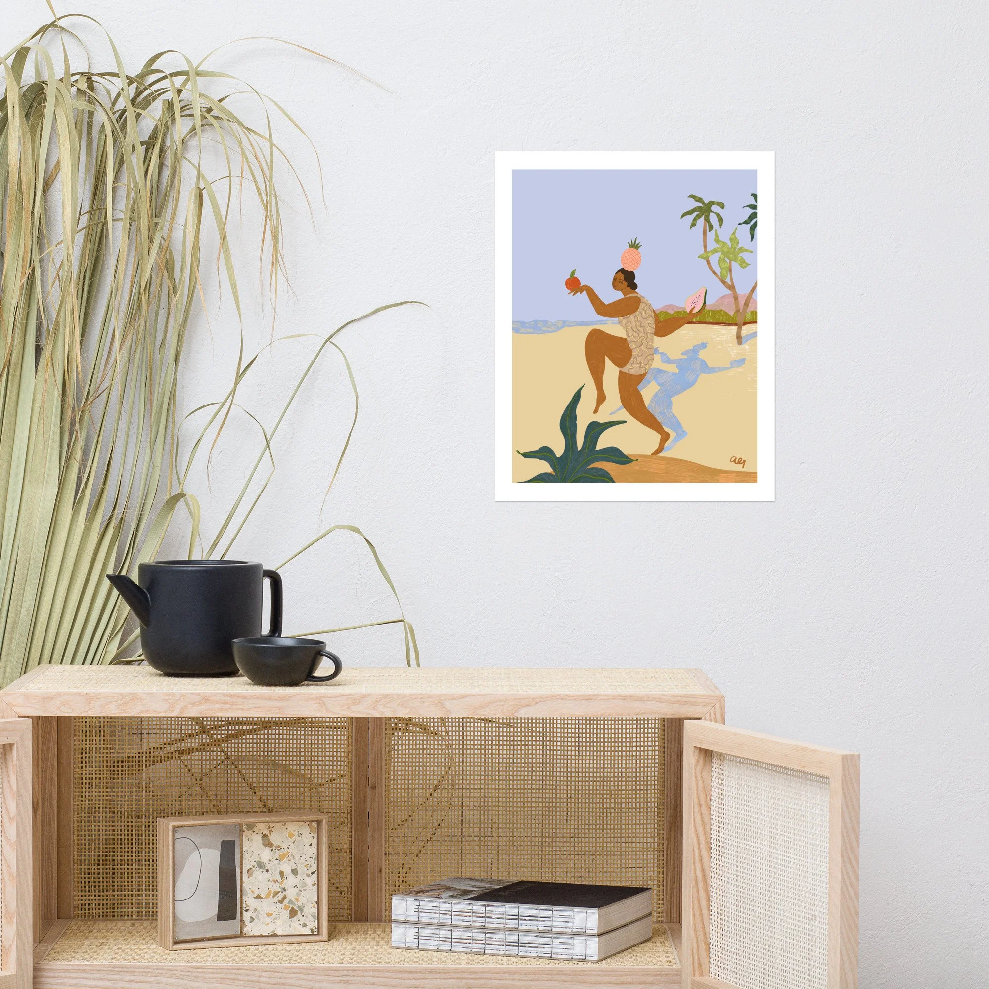 Mid Afternoon Nap Art Print — Arty Guava | Artist | Illustrator ...