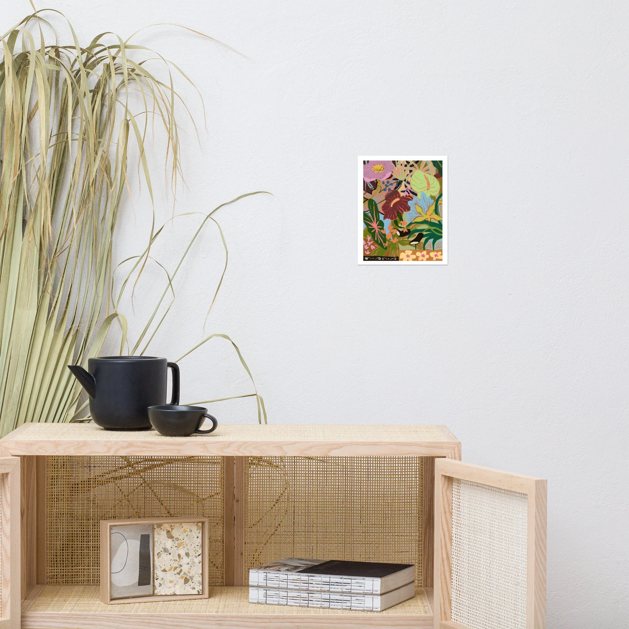 Abstract wildflower bouquet in a cacophony of colour and form.
