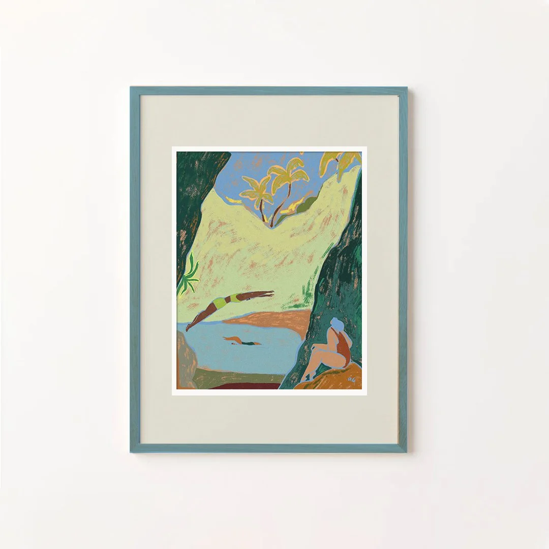 Take the Leap Art Print