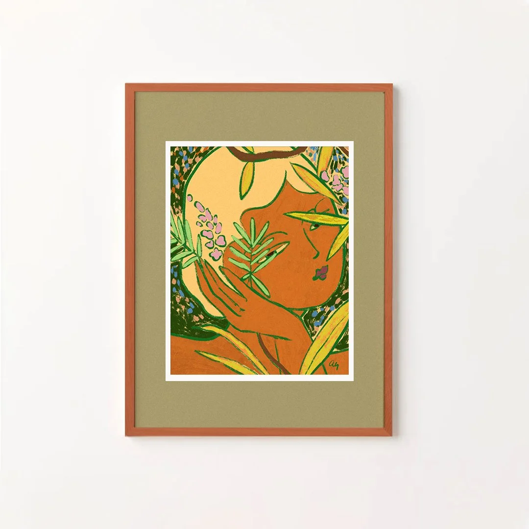 Unbothered Art Print
