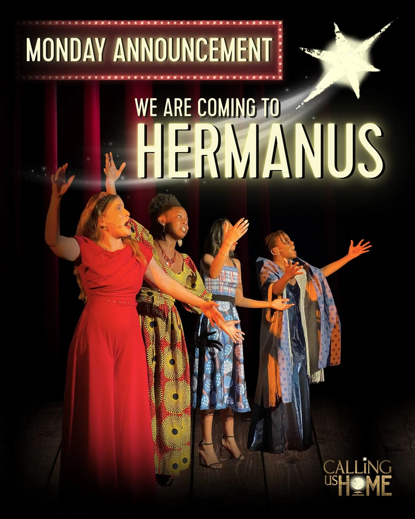 #MondayAnnouncement ✨
We are so excited to share some wonderful news! As part of our pop-up series of ‘Calling Us Home - In Concert’, we’re hitting the road once again — bringing the magic of ‘Calling Us Home’ to