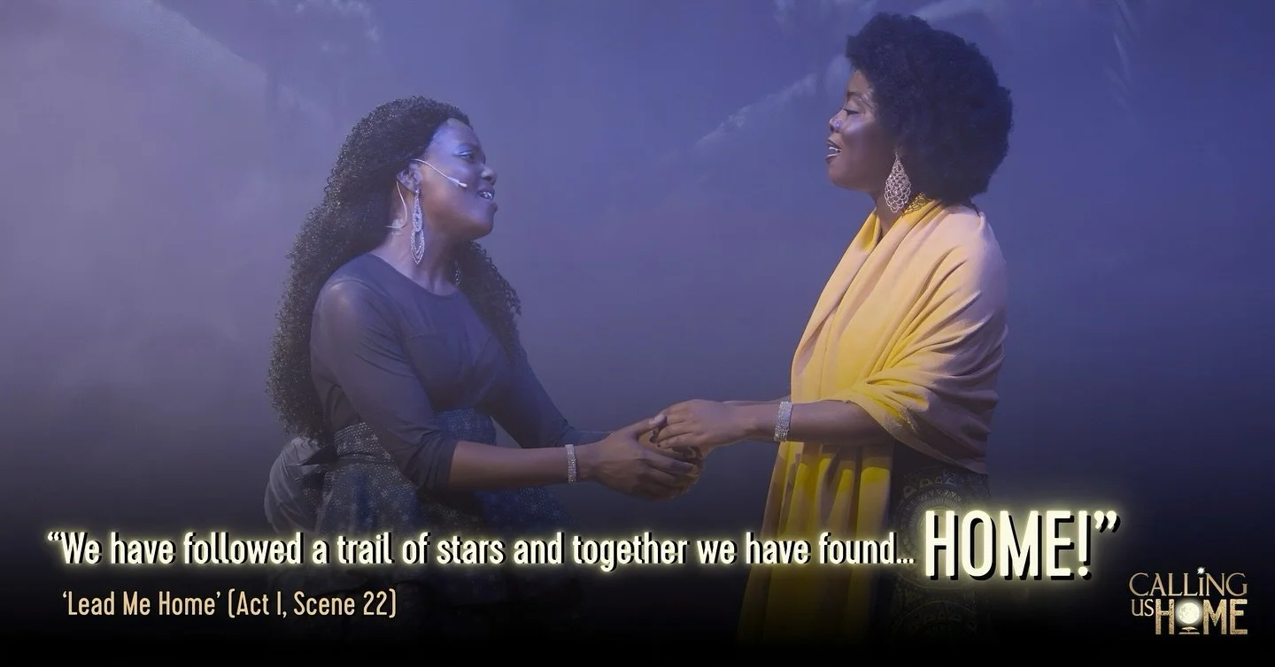 “We have followed a trail of stars, and together we have found home.” ✨
In this moving moment from ‘Lead Me Home’ (Act II, Scene 22), Nelson speaks to Grace, Mother, and the audience. It is a moment that captures the power of