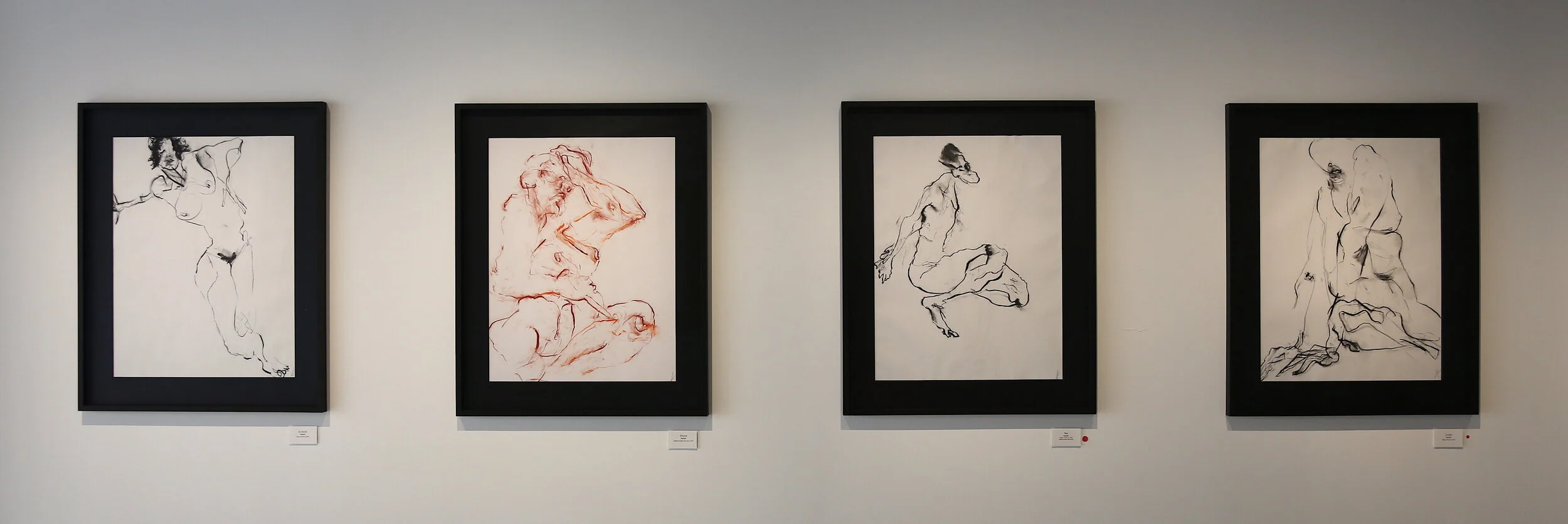   Nu Penché, Blessure, Raw, Untitled   Charcoal on paper, 50 x 65 cm, 19,68 x 25,59 in, 2014, 2015, 2014 2015, Arghaël 