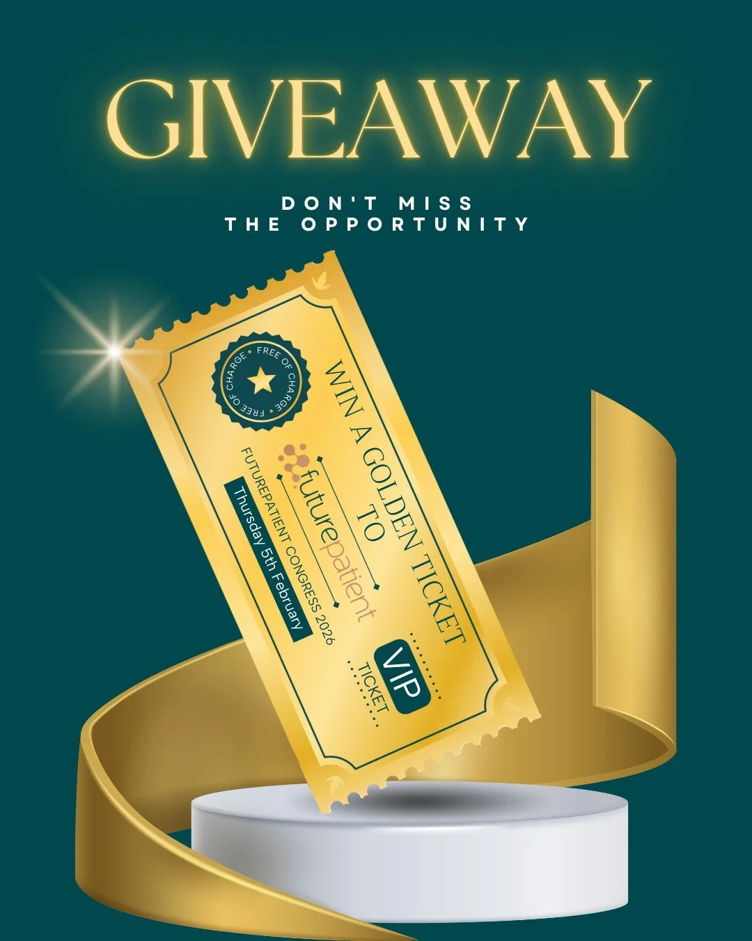 COMPETITION NOW CLOSED: Win the Golden Ticket to Future Patient Congress 2026 @futurepatient_ ✨

I&rsquo;m giving one of my followers a FREE ticket to Future Patient Congress 2026! Taking place on the 5th February 2026 at the Grand Connaught Rooms in