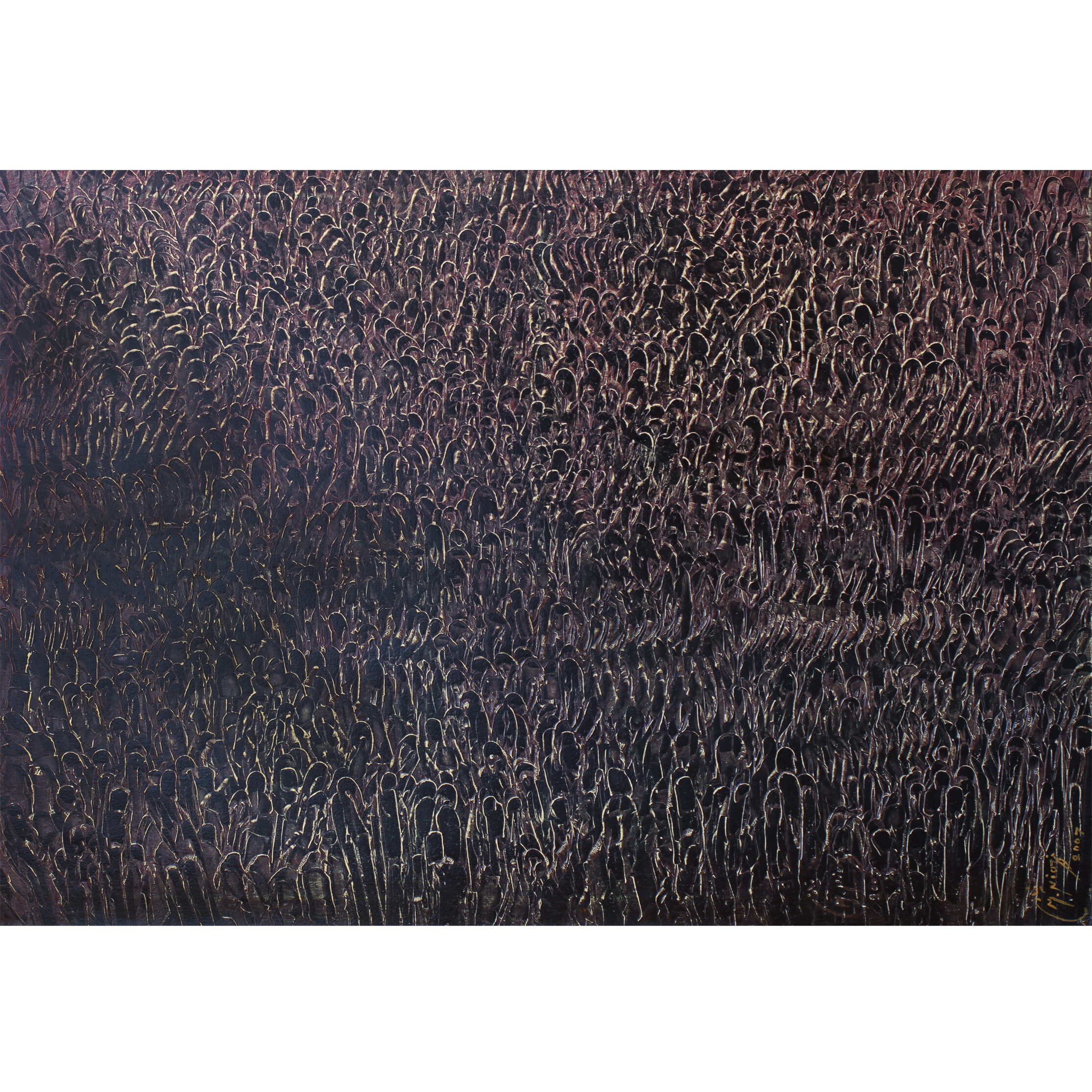 Manouchehr Niazi - Sans titre - 80*120cm - Huile sur toile - 2007