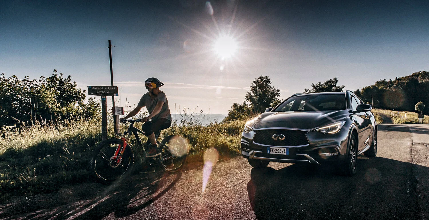  INFINITI wanted a pulse-pounding piece of content that would show off the dynamic and rugged side of their QX30 model.  So, working into INFINITI’s new ‘Drive to become’ positioning, we pitched the concept of a race. But not just any race. A downhil