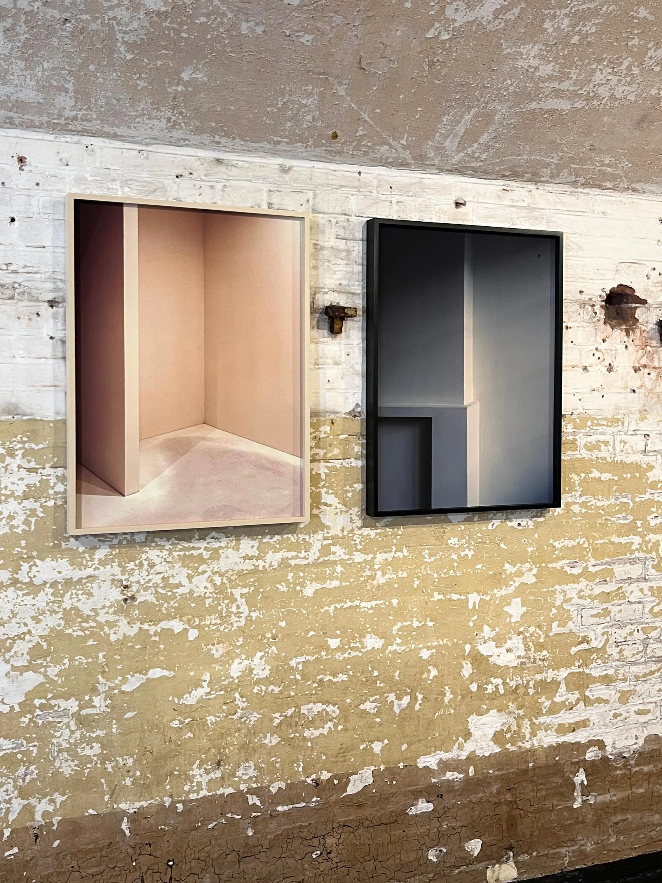 My latest work from the series Realm I, Sudden Epiphany I and Equilibrium I are on show this weekend at the beautiful venue Forteiland IJmuiden for Art Island with Caroline O&rsquo;Breen, room 7.
Also showing four small sized works of mine and work b