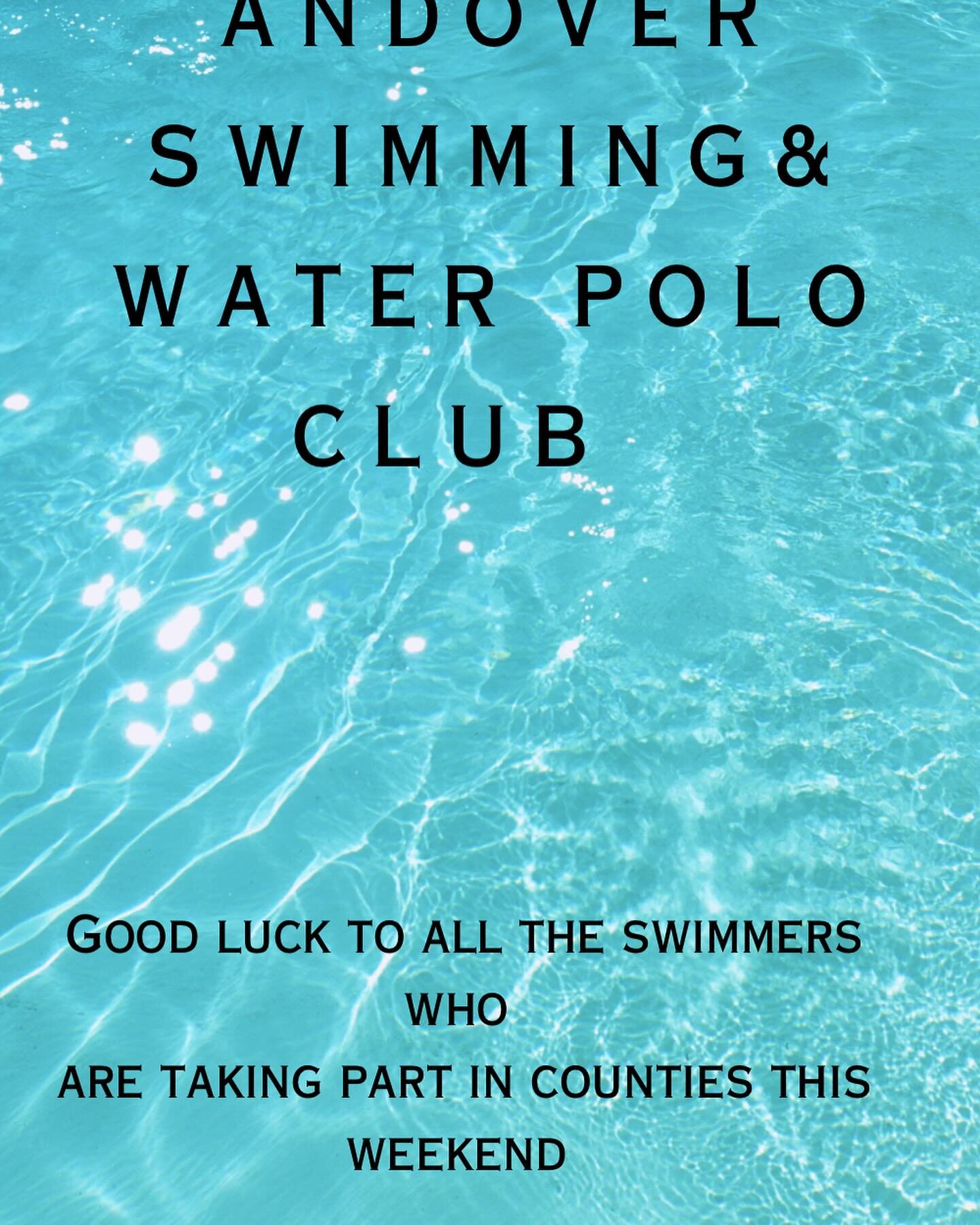 Good luck to all the swimmers taking part in events this weekend at Counties! 

It&rsquo;s going to be a busy few weekends with over 35 swimmers representing Andover at Counties! 

Good luck everyone! 

#swimming #swimengland #andoverhampshireuk #and