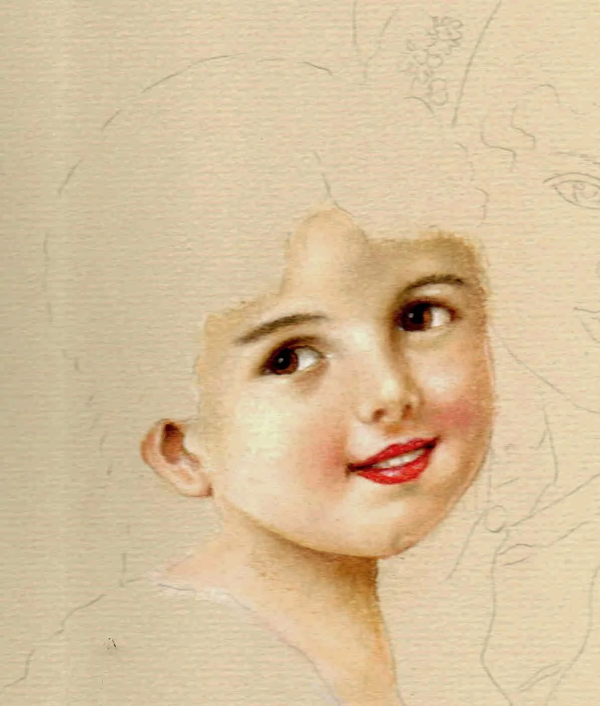 Drawing Children in Pastel Pencils