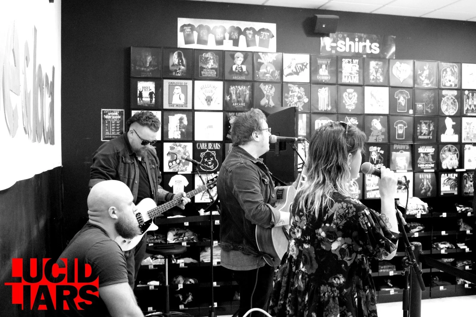 Lucid Liars at the Belladrum Takeover at HMV Inverness (credit Robbo Creative)