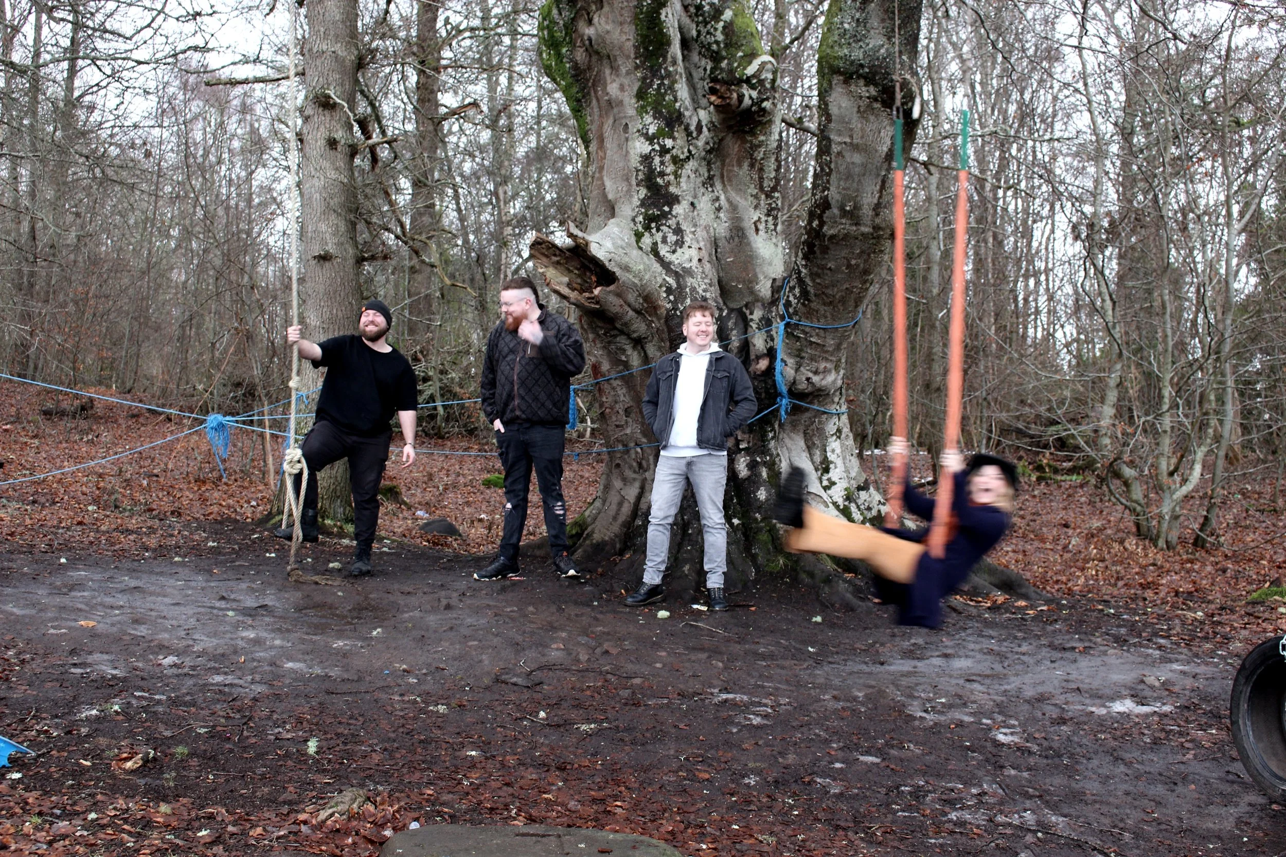 Lucid Liars photoshoot at Dingwall (credit Robbo Creative)
