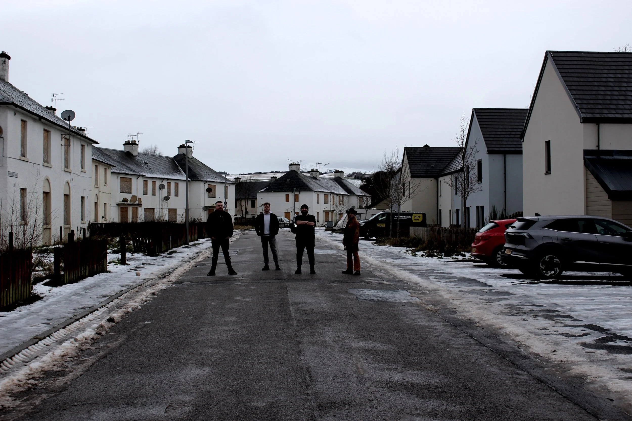 Lucid Liars at Meiklefield Rd, Dingwall (demolished the next day) (Credit Robbo Creative)