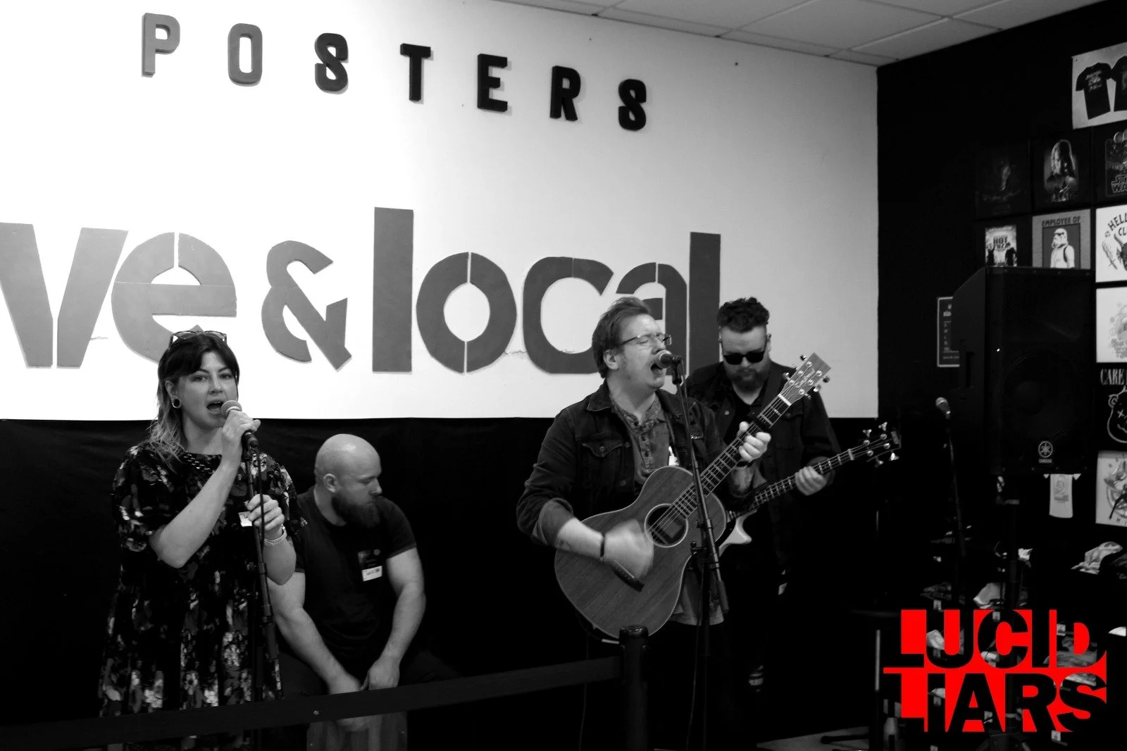 Lucid Liars at the Belladrum Takeover at HMV Inverness (credit Robbo Creative)