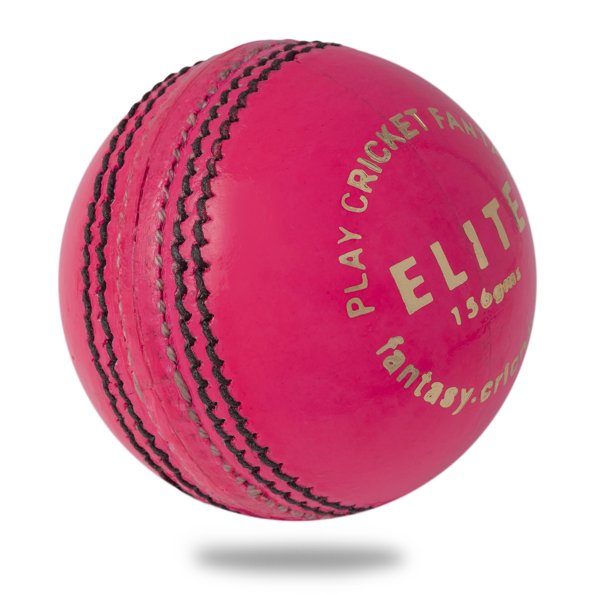 6 Cricket Balls Pink 156g 4piece Leather Excellent Quality pack of 6 balls 