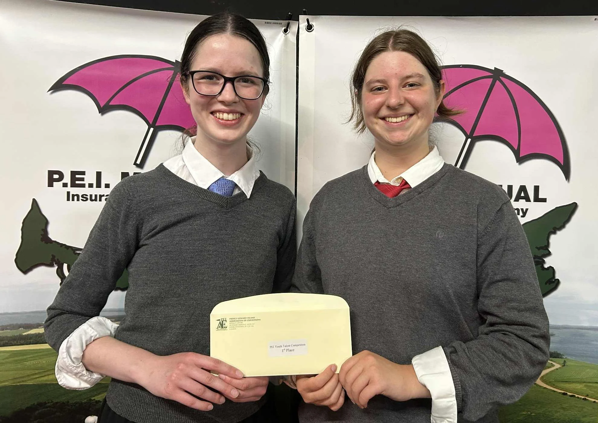 Winners of the 2025 Youth Talent Competition - Eithne Brydon and Alizee Cyr-Comeault!
