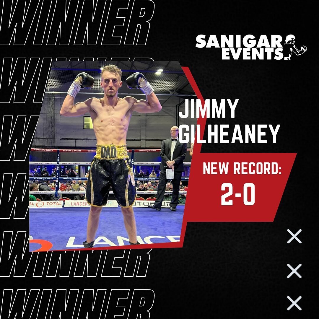 𝐑𝐄𝐒𝐔𝐋𝐓 👇🏼

Port Talbot&rsquo;s Jimmy Gilheaney moves to 2-0 as a professional in the first bout of the evening on Cardiff, as he outpoints Nicaragua&rsquo;s Eliecer Quesada by a score of 39-37 on the referees card 👊🏼🏴󠁧󠁢󠁷󠁬󠁳󠁿