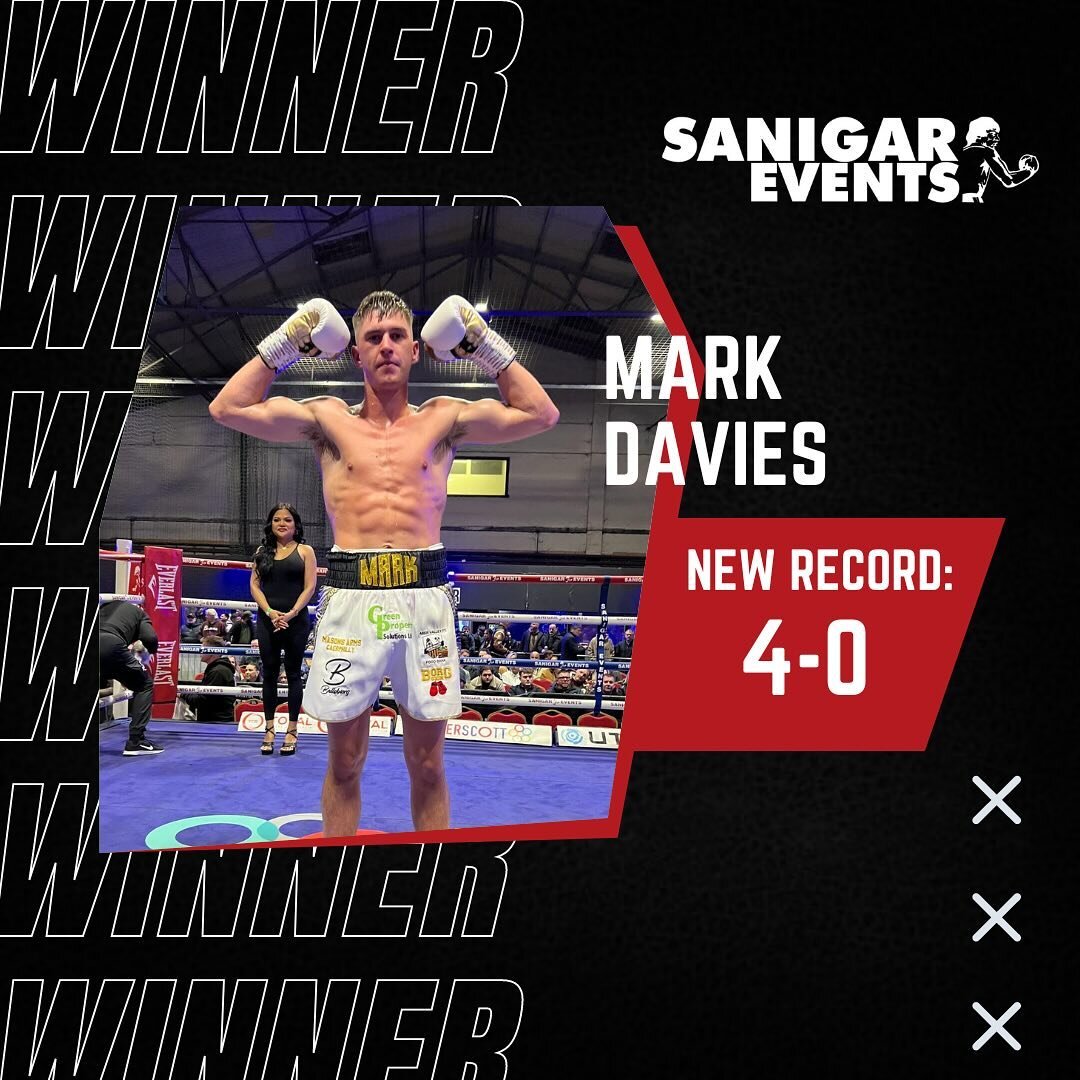 𝐑𝐄𝐒𝐔𝐋𝐓 👇🏼

Caerphilly&rsquo;s Mark Davies extends his unbeaten professional run with a 40-36 points victory over Aberdare&rsquo;s Steve Davies 👏🏼🏴󠁧󠁢󠁷󠁬󠁳󠁿