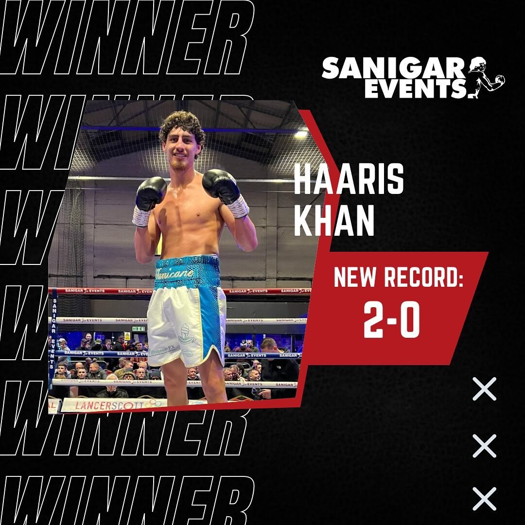 𝐑𝐄𝐒𝐔𝐋𝐓 👇🏼

Cardiff&rsquo;s Haaris Khan wins his second professional contest as he outpoints Bournemouth&rsquo;s Tomasz Felsz in his hometown 🔥🏴󠁧󠁢󠁷󠁬󠁳󠁿