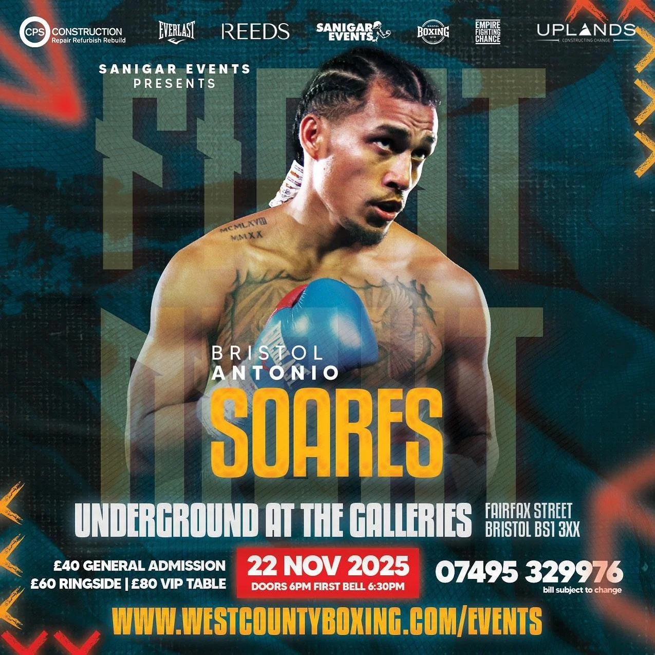 @young_r0sa is back in action on November 22nd in Bristol! He&rsquo;s looking to take his undefeated record to 4-0 with a statement performance, don&rsquo;t miss it 🏆🥊