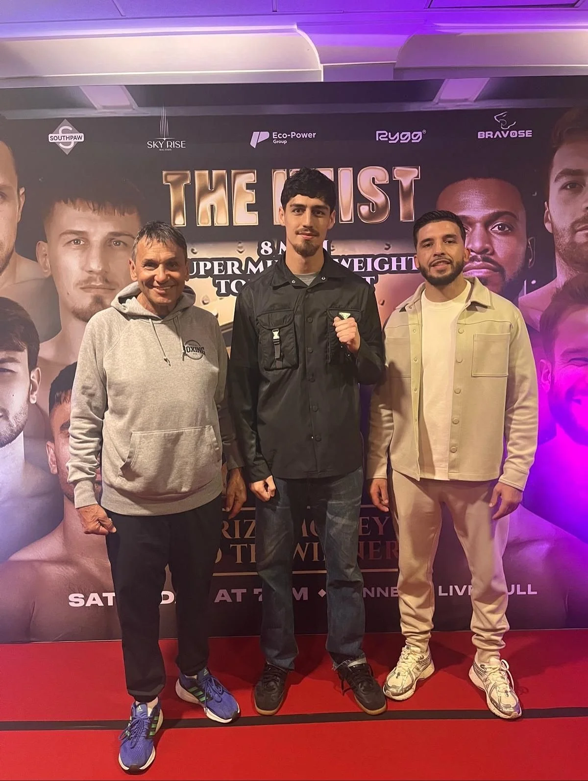Haaris Khan, Lee Selby and Chris Sanigar are all gearing up for a big weekend of boxing! Where @haariskhan_ will compete in an 8 man super-middleweight tournament for a big prize‼️ Tune into DAZN to watch Haaris box his way to victory✅