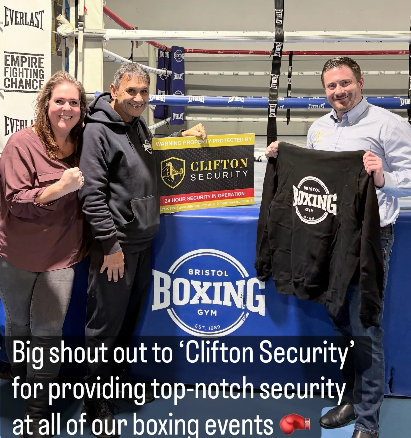 📣 Huge thanks to Clifton Security for handling our security with care and professionalism! 

⭐️ A reliable team watching our back while we focus on creating amazing experiences!

🔗 Head to their website www.cliftonsecurity.co.uk to book for your ev
