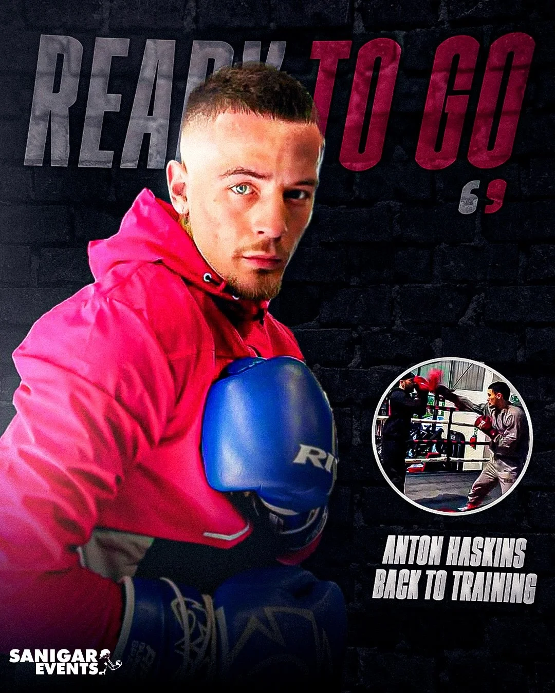 @anton.haskins.3 is ready to go and training hard in preparation for his highly anticipated next fight!🥊 He&rsquo;s looking sharp in the gym with his dad @teamhaskins_ub 🔥

Amazing poster by @r6ecevisuals make sure to message him for any design nee