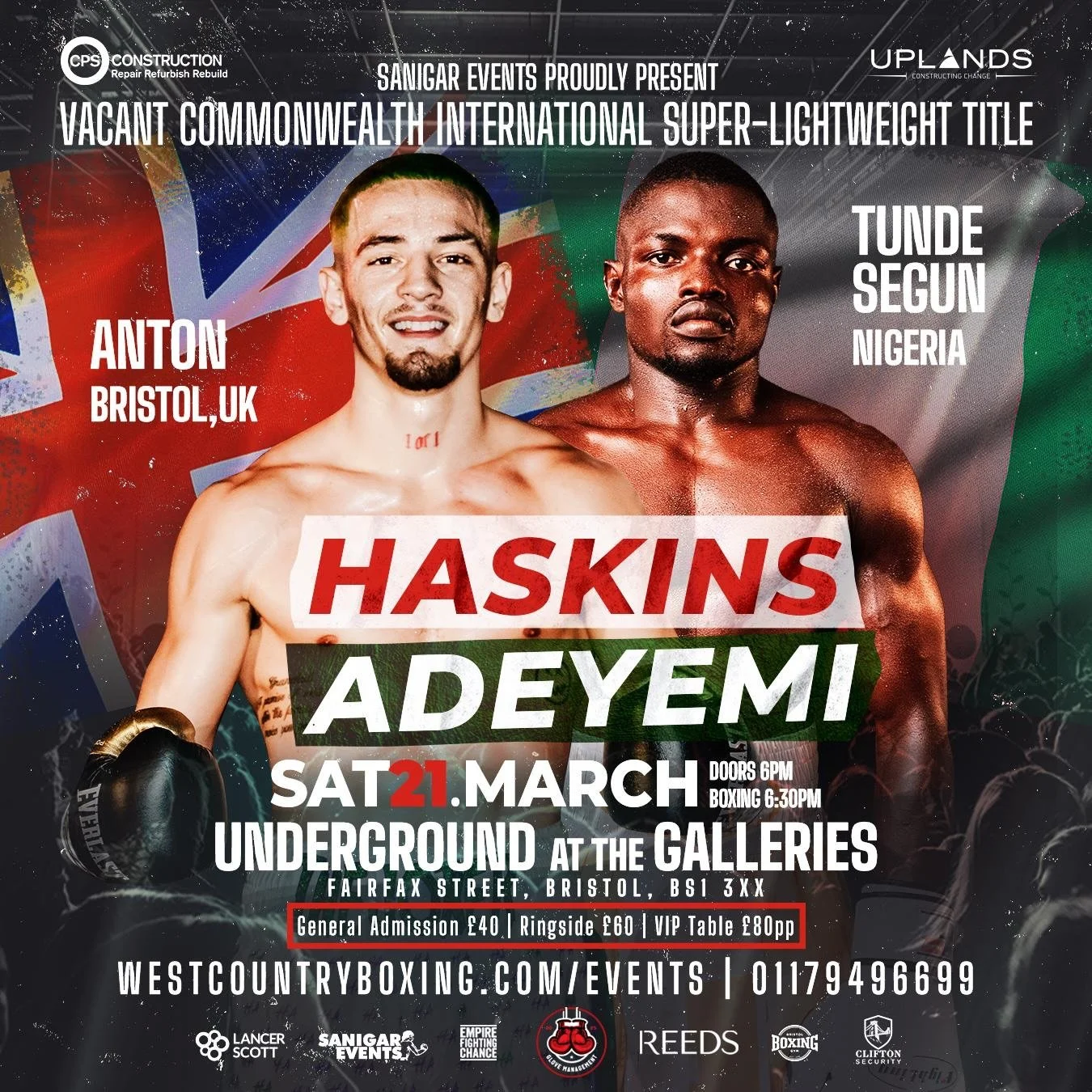 🚨HERE WE GO🚨
@anton.haskins.3 finally gets his well earned shot at a title belt&hellip; The Commonwealth International Super-Lightweight Championship is coming to Bristol on March 21st‼️
Anton takes on his toughest test to date, an opponent with 9 