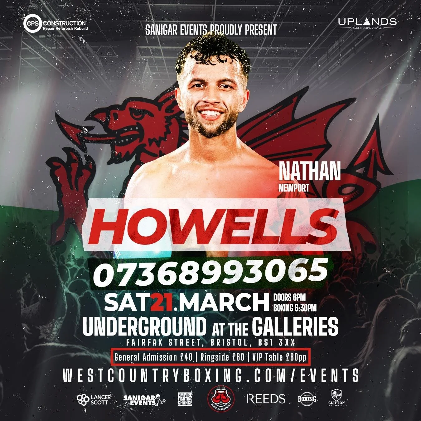 @nathanhowells_93 is BACK under the lights on March 21st and ready to make some noise!🔥‼️ After a fight of the year contender last time out, he&rsquo;s ready to put his name back into title contention next time out🥊
