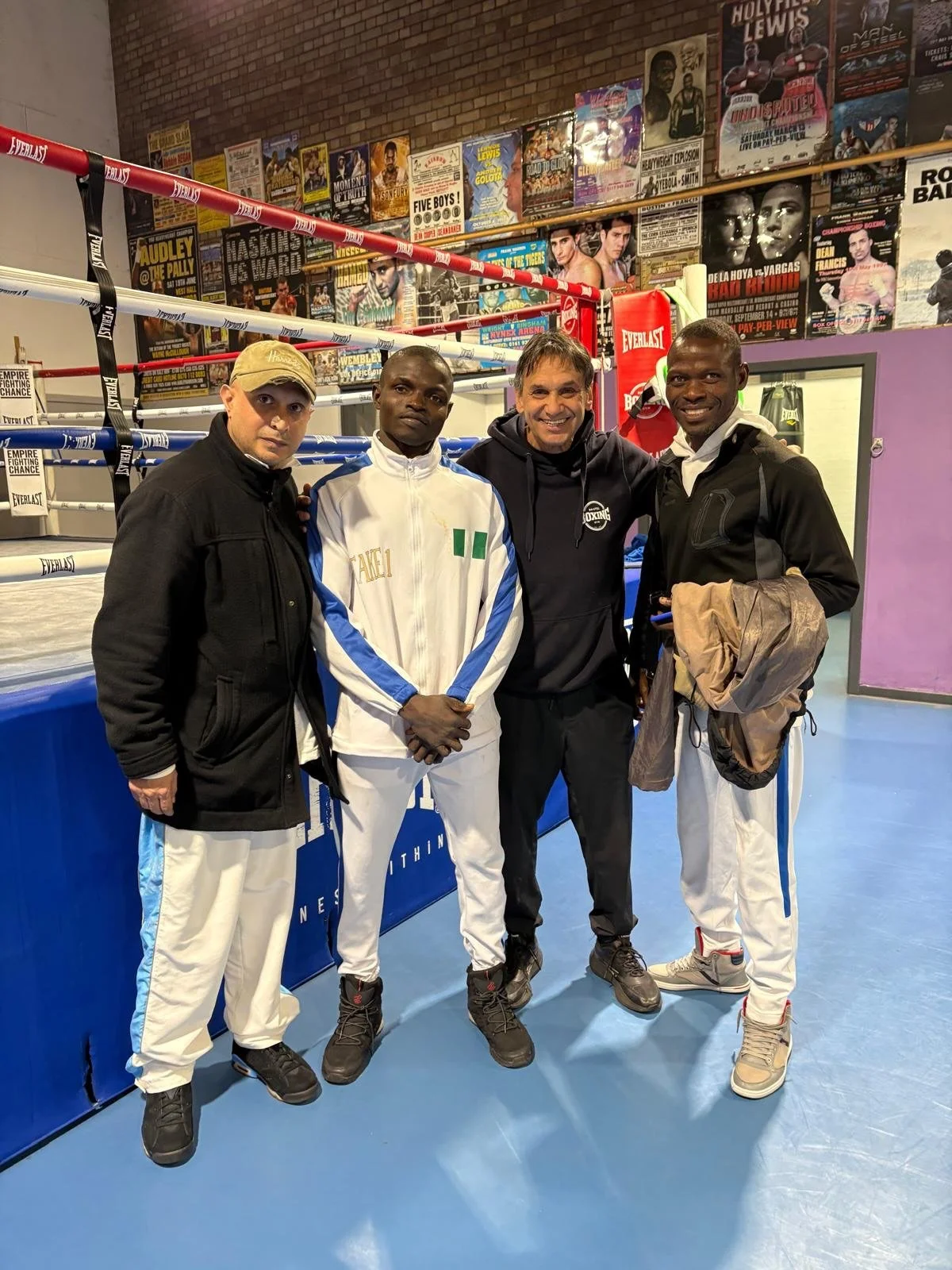 Adeyemi has arrived‼️Our title fight for Saturday is here and the excitement is building🥊 
Expect fireworks🧨