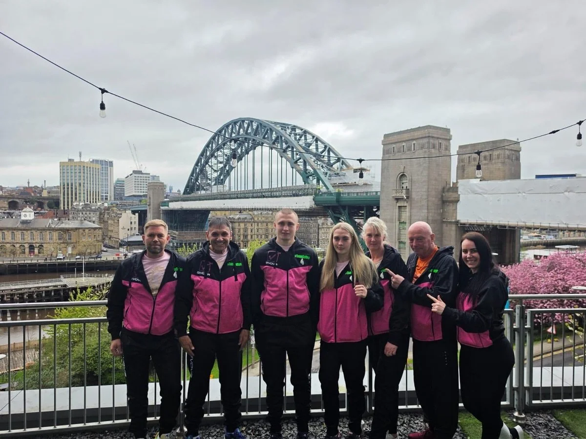 Team Sutton have landed in Newcastle for Charlie&rsquo;s shot at the Silver Commonwealth Title tomorrow night and we could not be more excited! 💥

Let&rsquo;s go @xxcharlie_suttonxx 🏆🏆🏆
Streaming will be available! Check it out @jobesuk to watch!