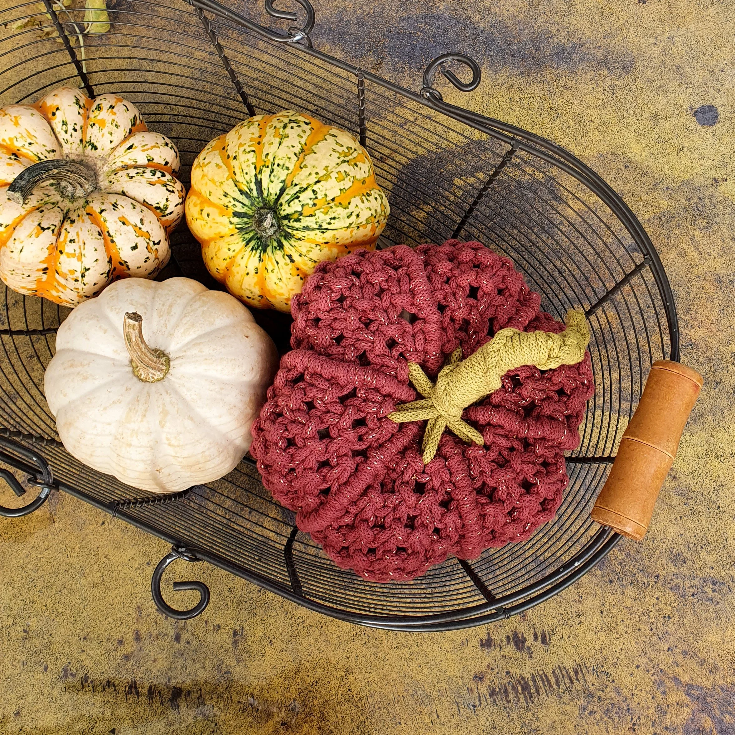 macrame pumpkin — the knot shop