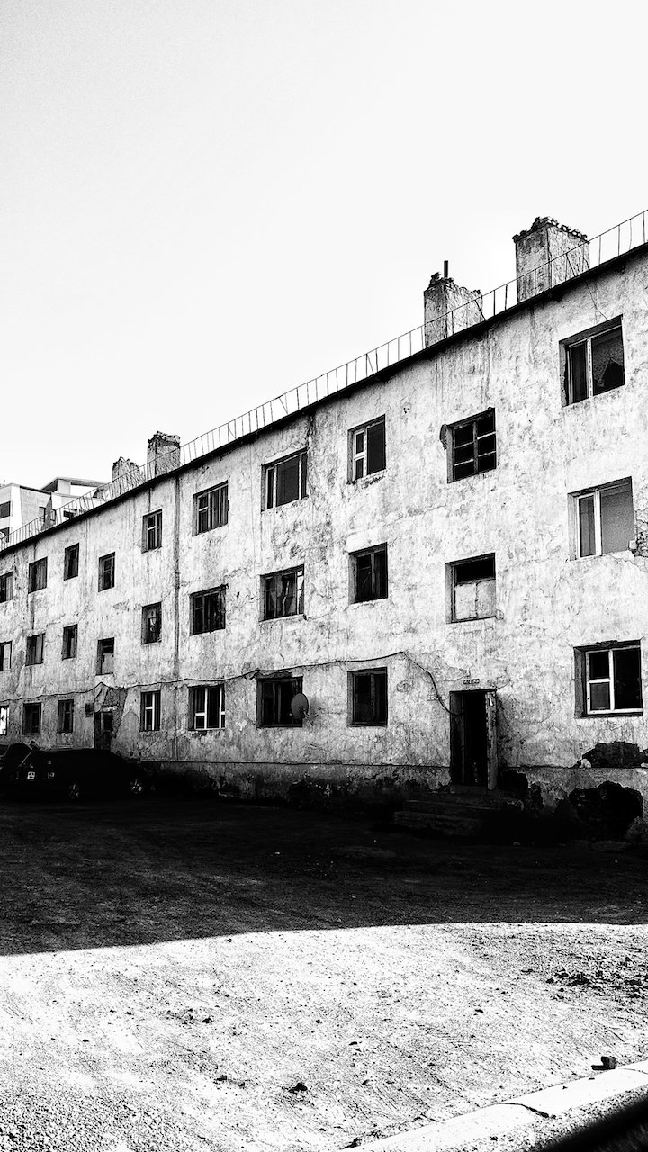 Mongolia Empty Building Urbex Black and White.jpeg