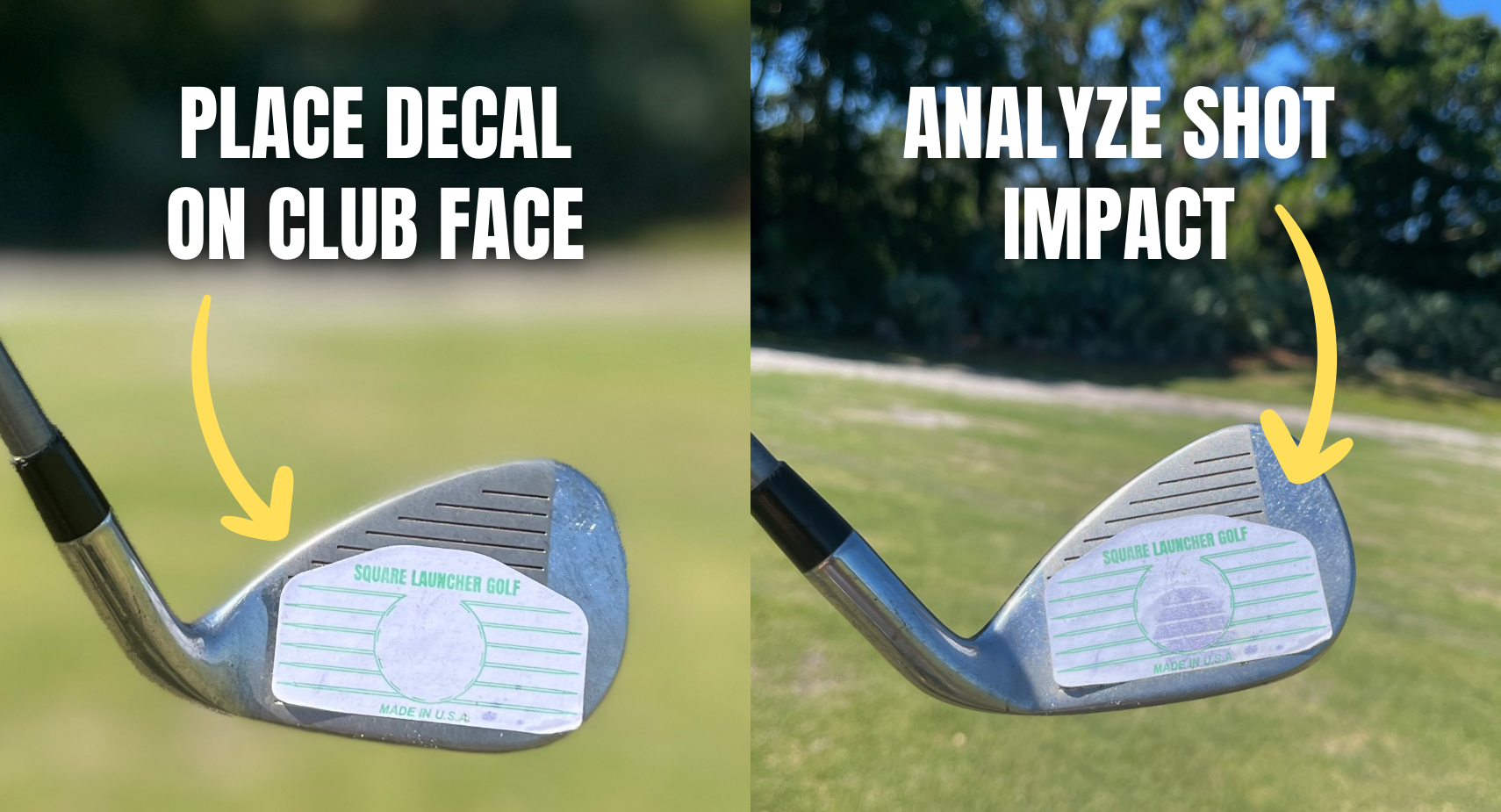 Golf Club Face Stickers