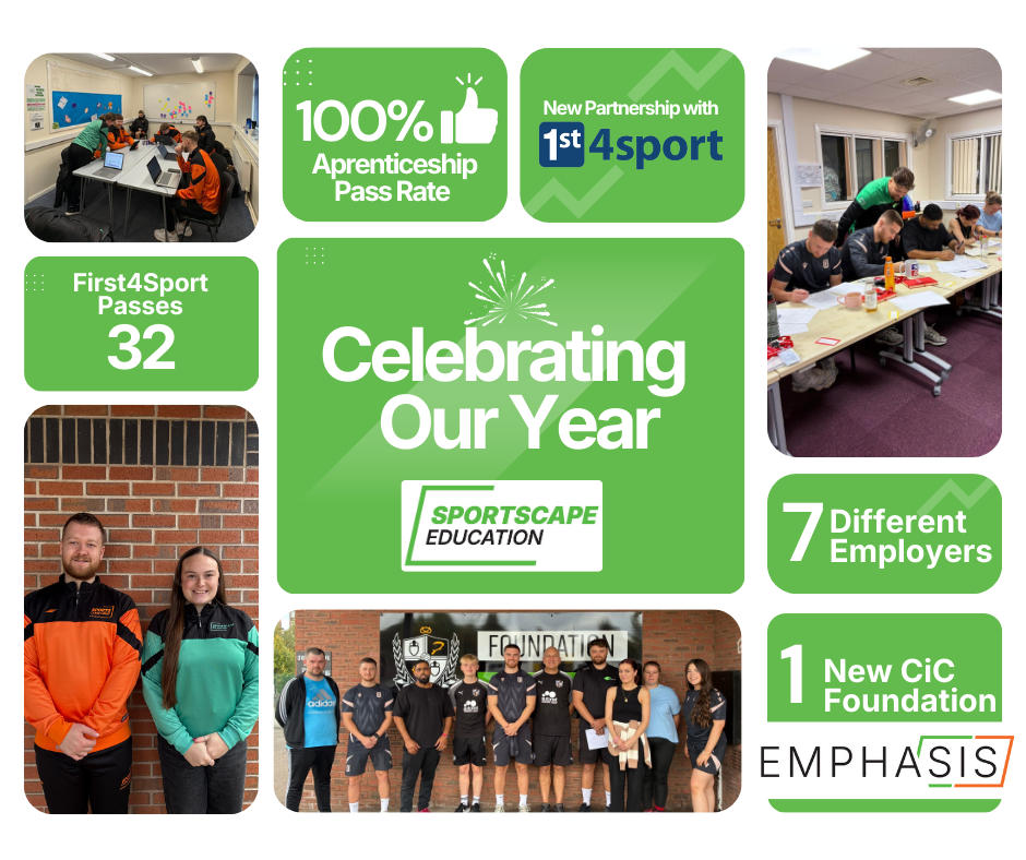Sportscape Education 2025 review: 100% apprenticeship success and a year of strategic growth