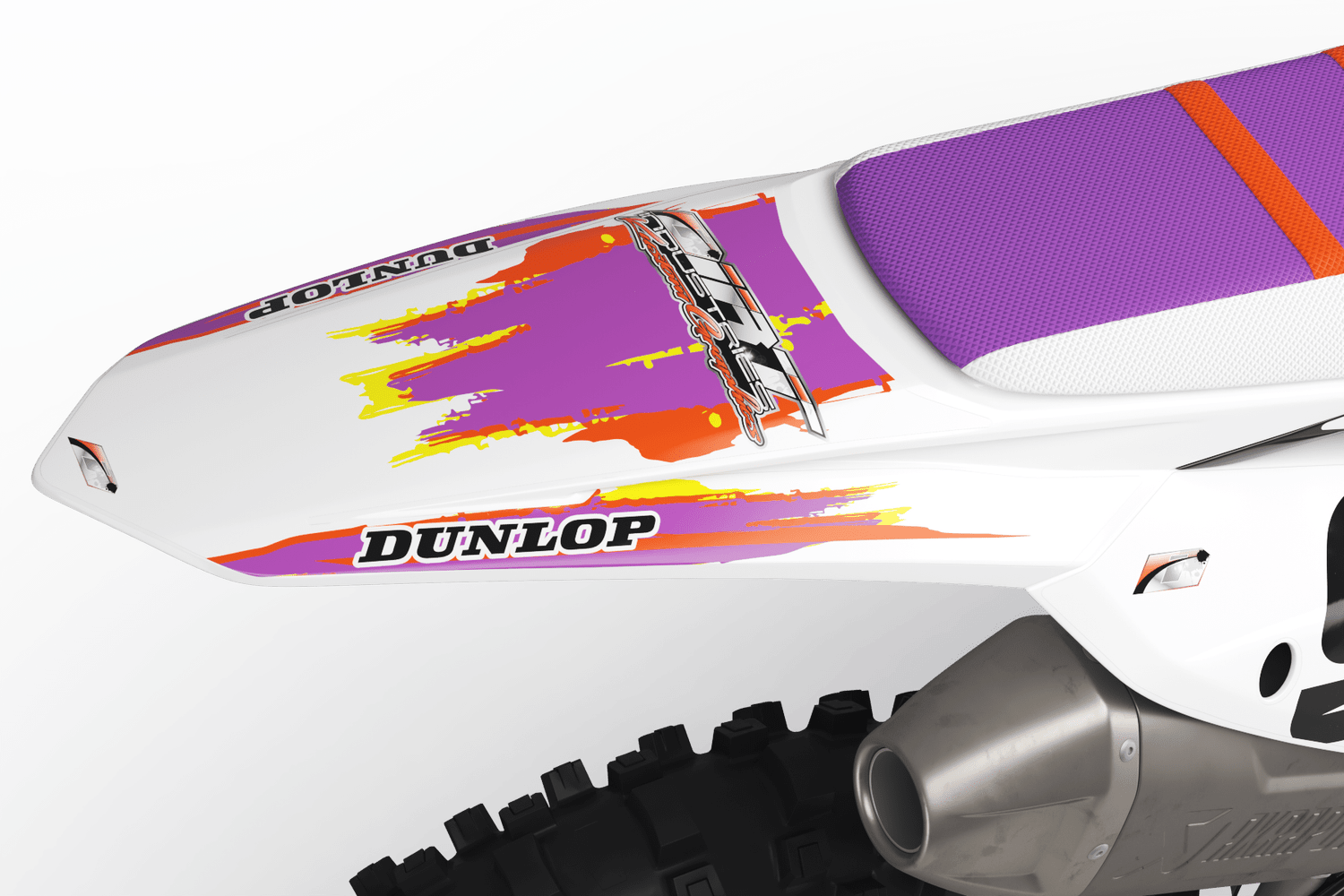 95' KTM Throwback Pre-Designed Kit for Losi ProMotoX — Dirt