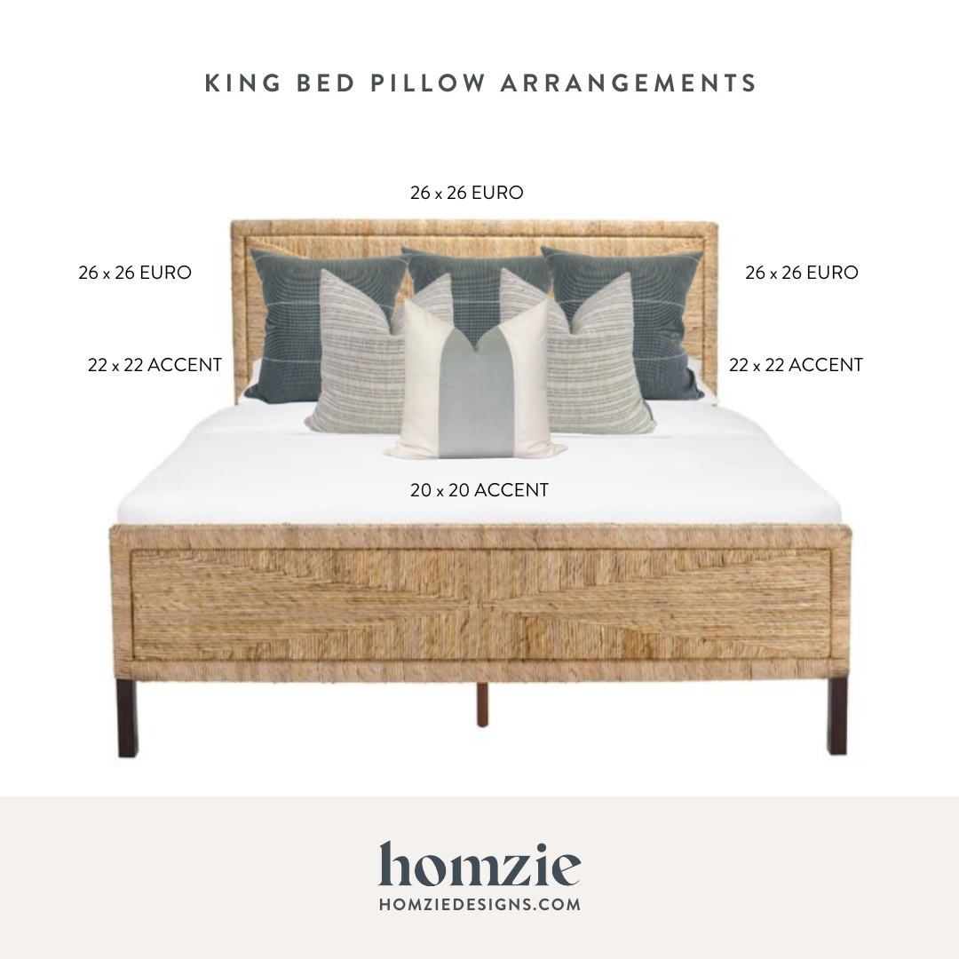 How to Arrange Throw Pillows on King Bed