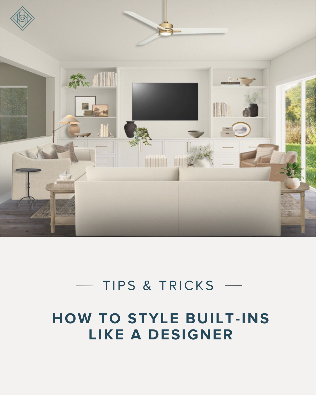 How to Style Built-Ins Like a Designer