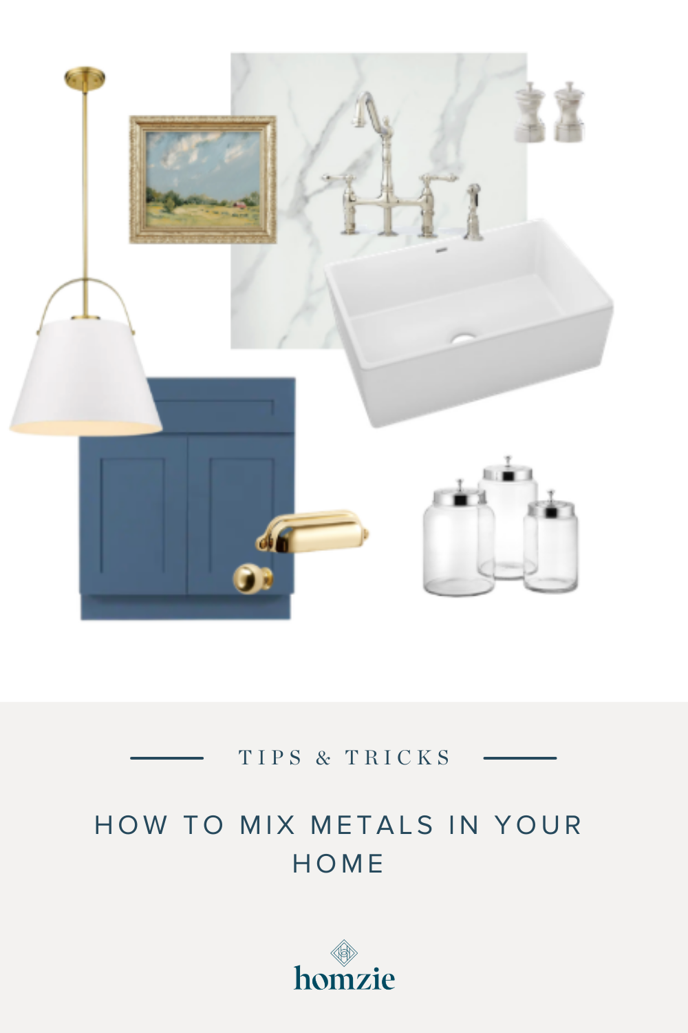 How to Mix Metals in Your Home